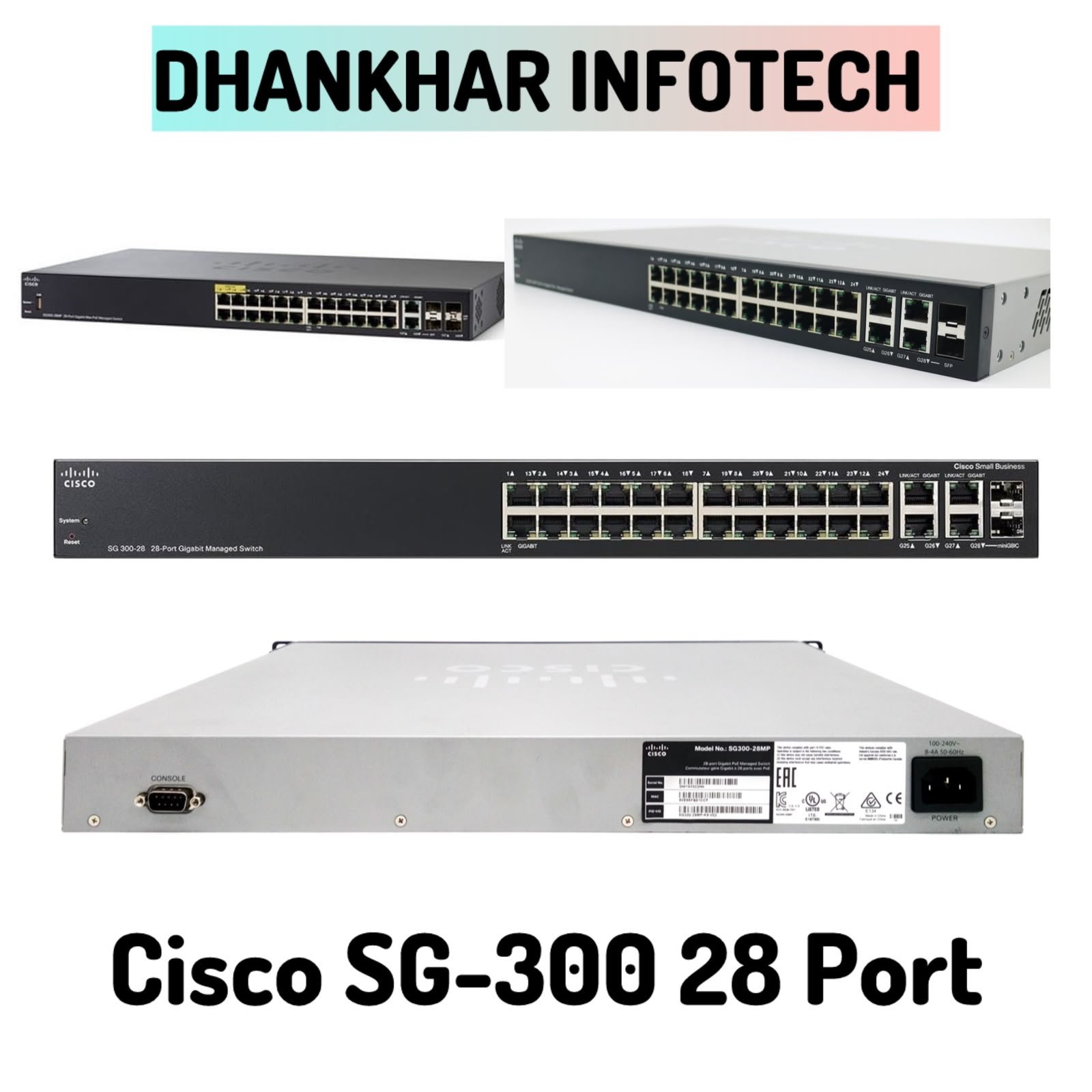 Cisco SG300-28 28-Port Managed Gigabit Switch