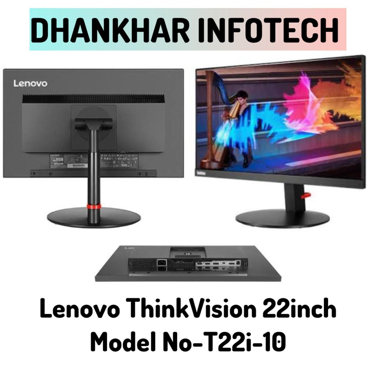 Lenovo ThinkVision T22i-10 22-Inch Full HD Monitor